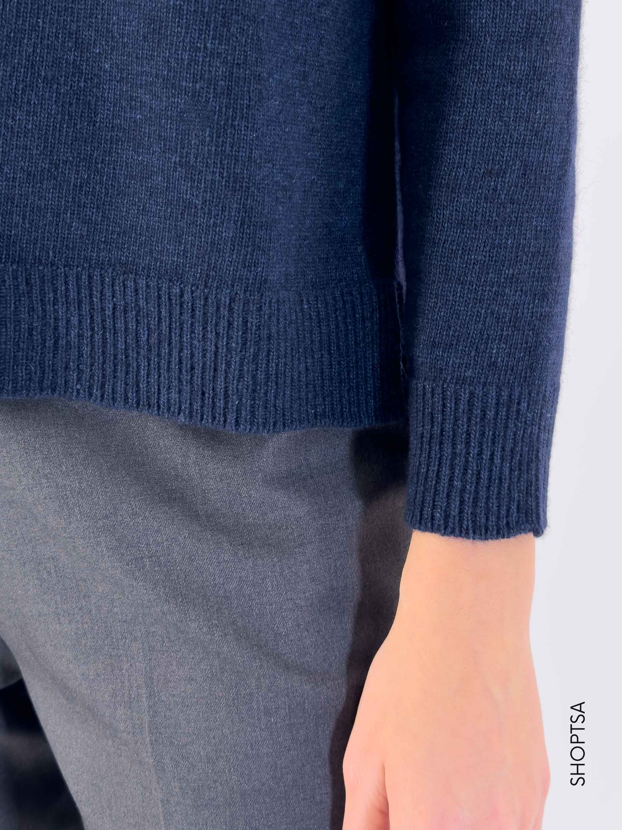 Maglia boxy in lana e cashmere 40204