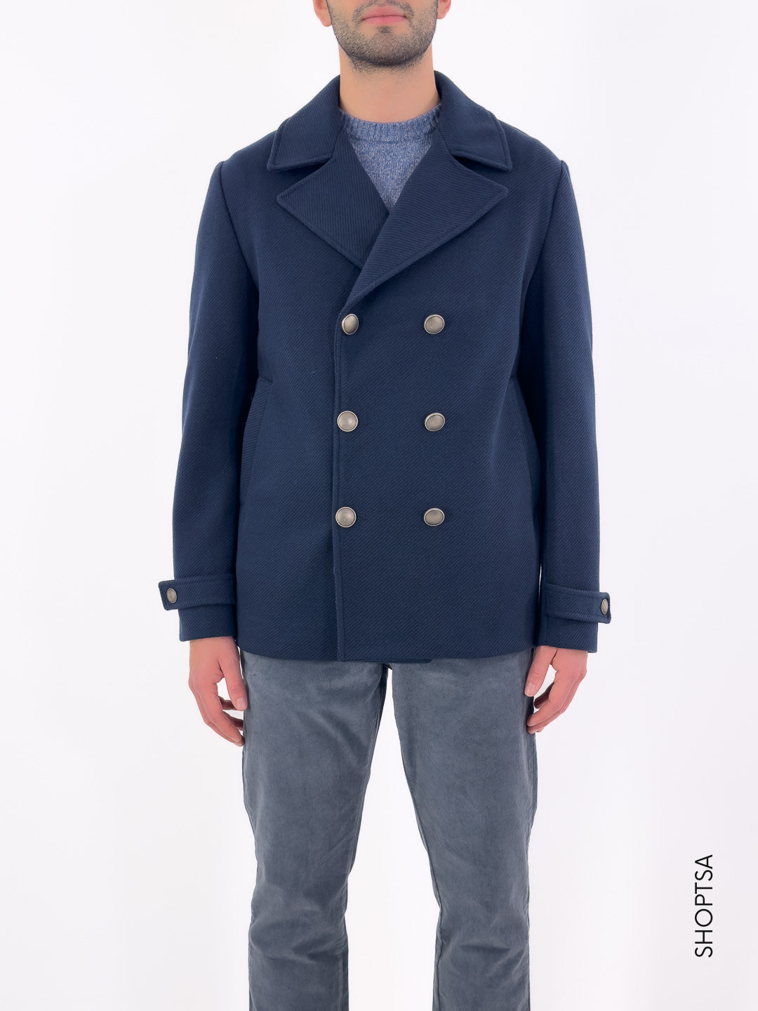 Picot doppiopetto blu CP30B