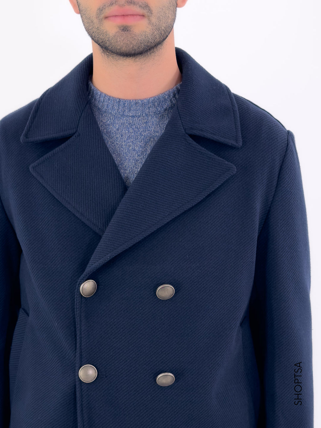 Picot doppiopetto blu CP30B