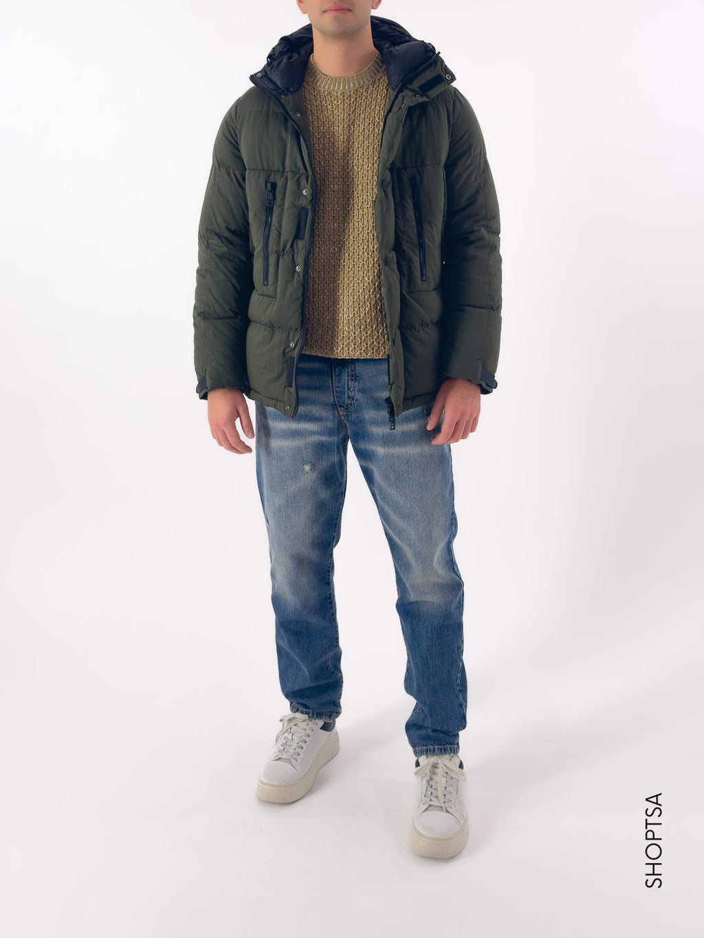 Giubbotto imbottito verde