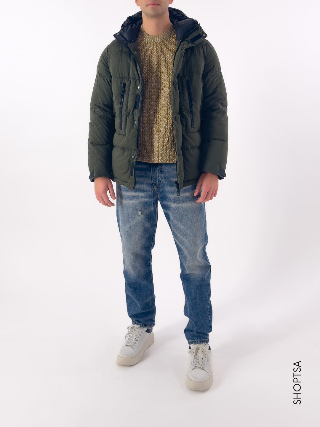 Giubbotto imbottito verde