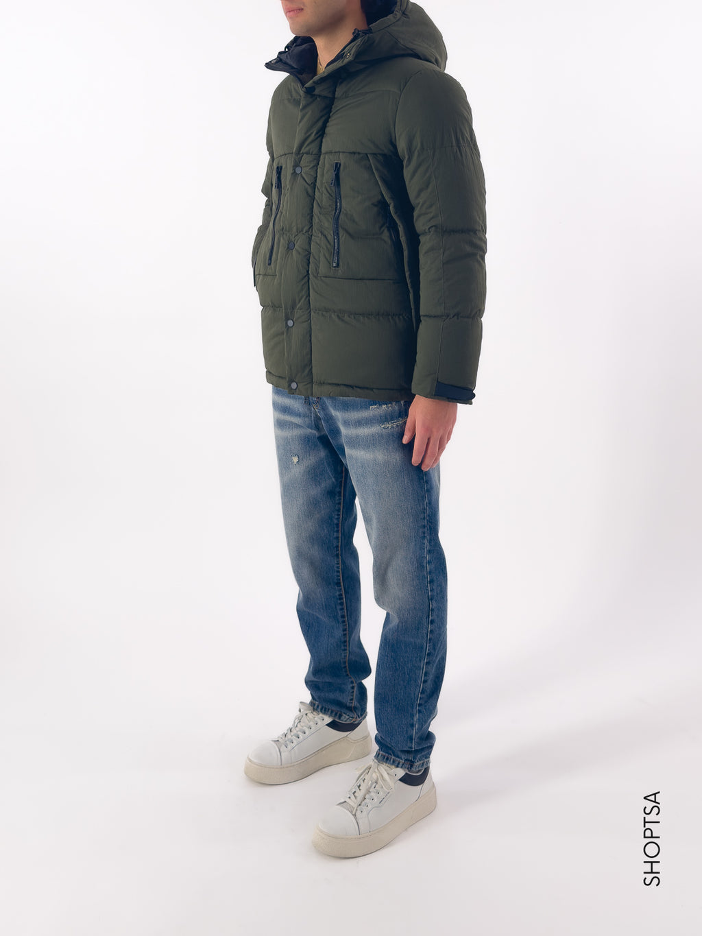 Giubbotto imbottito verde