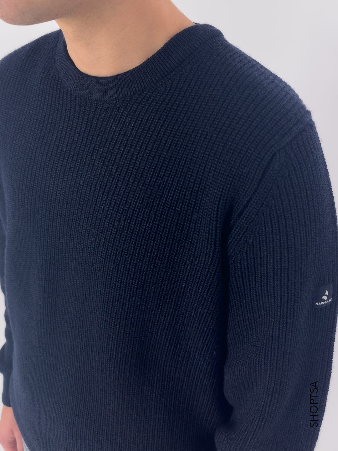 Maglione costa inglese lana merinos