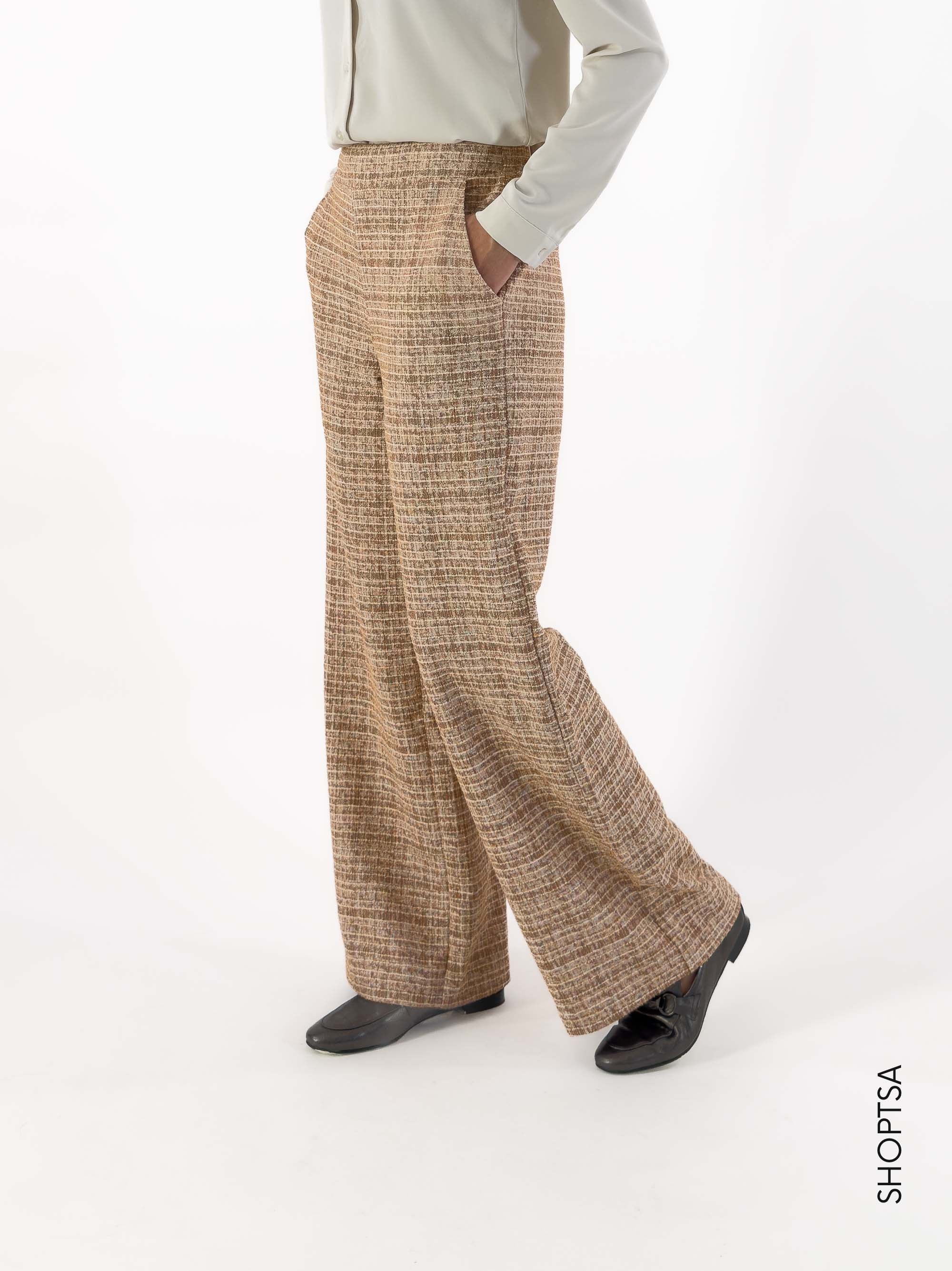 GREW tweed trousers - NÜMPH