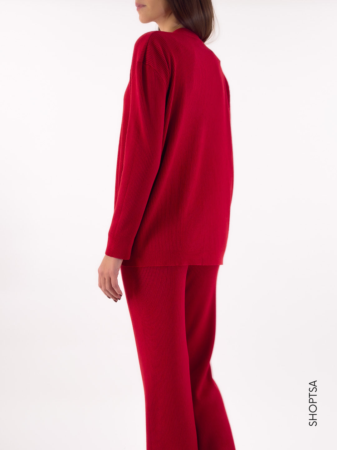 Coordinated set in ribbed viscose - ViCOLO