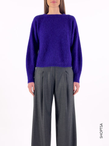 Boxy woolly sweater 55196r - ViCOLO