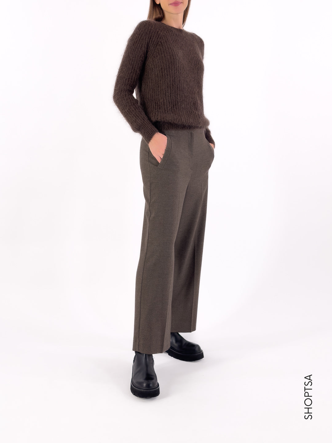 Maglione basico in lana - ViCOLO