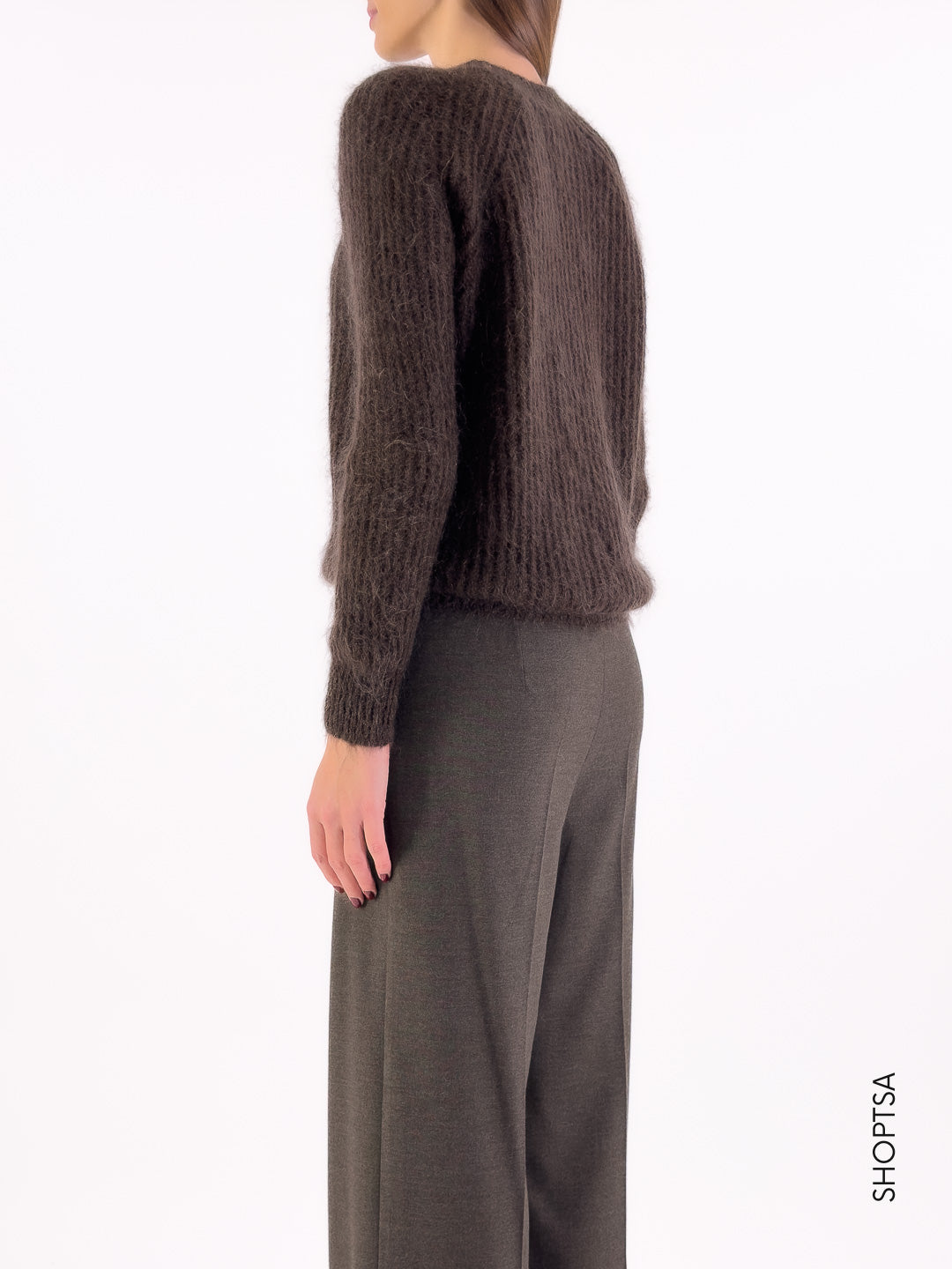 Basic wool sweater 55021 - ViCOLO 