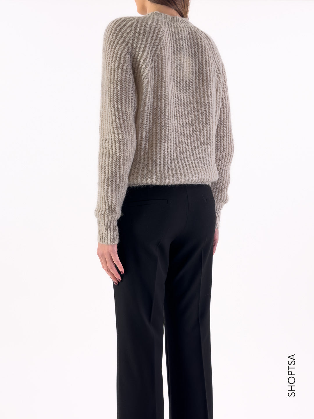 Maglione basico in lana 55021 - ViCOLO