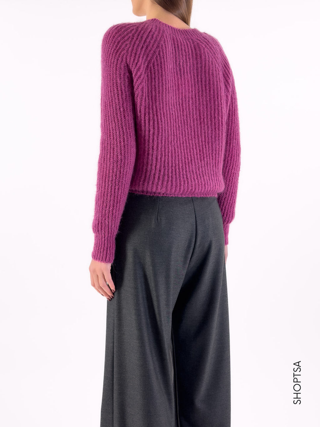 Maglione basico in lana 55021 - ViCOLO