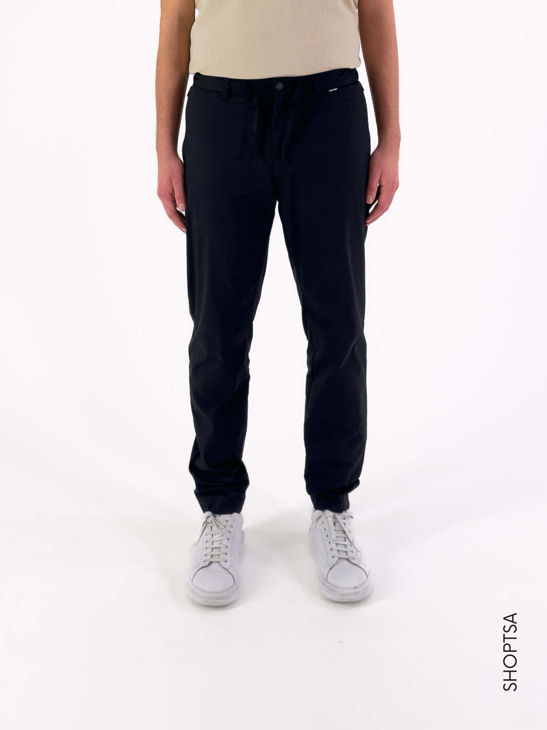 Pantalone nero Slim Tapared - Calvin Klein