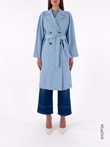 Wales double-breasted trench coat - EMME Marella