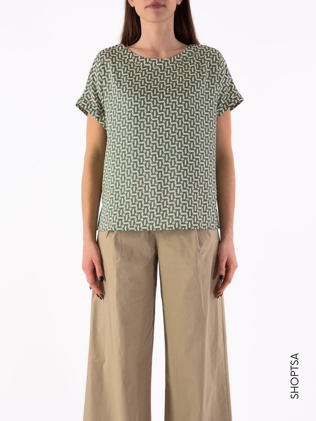 Blusa in twill RUBINO - EMME Marella - Emme Marella - shopTSa