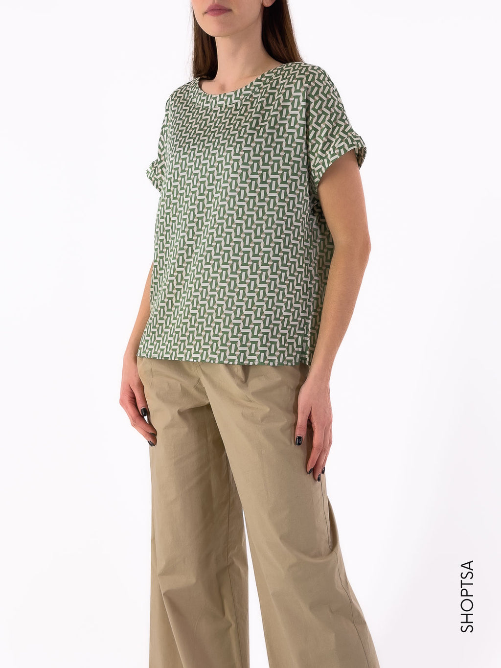 Blusa in twill RUBINO - EMME Marella - Emme Marella - shopTSa