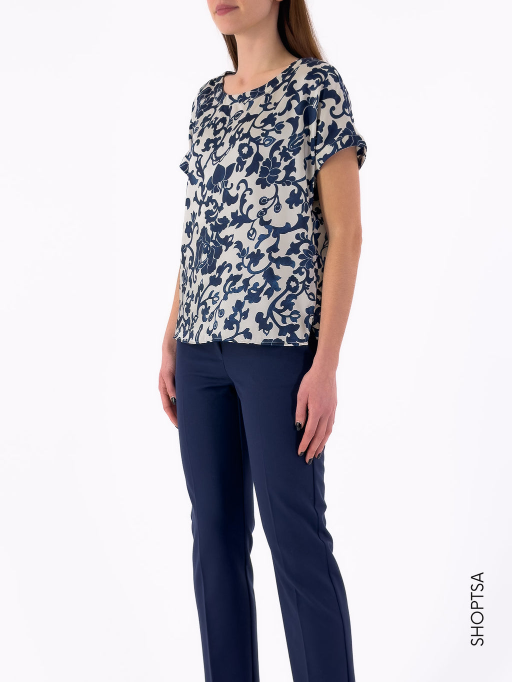 Blusa in twill RUBINO - EMME Marella - Emme Marella - shopTSa