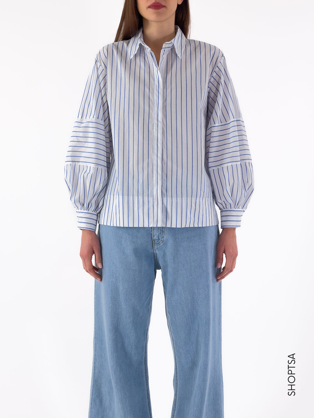 Camicia a righe dettaglio CIAD - EMME Marella - Emme Marella - shopTSa