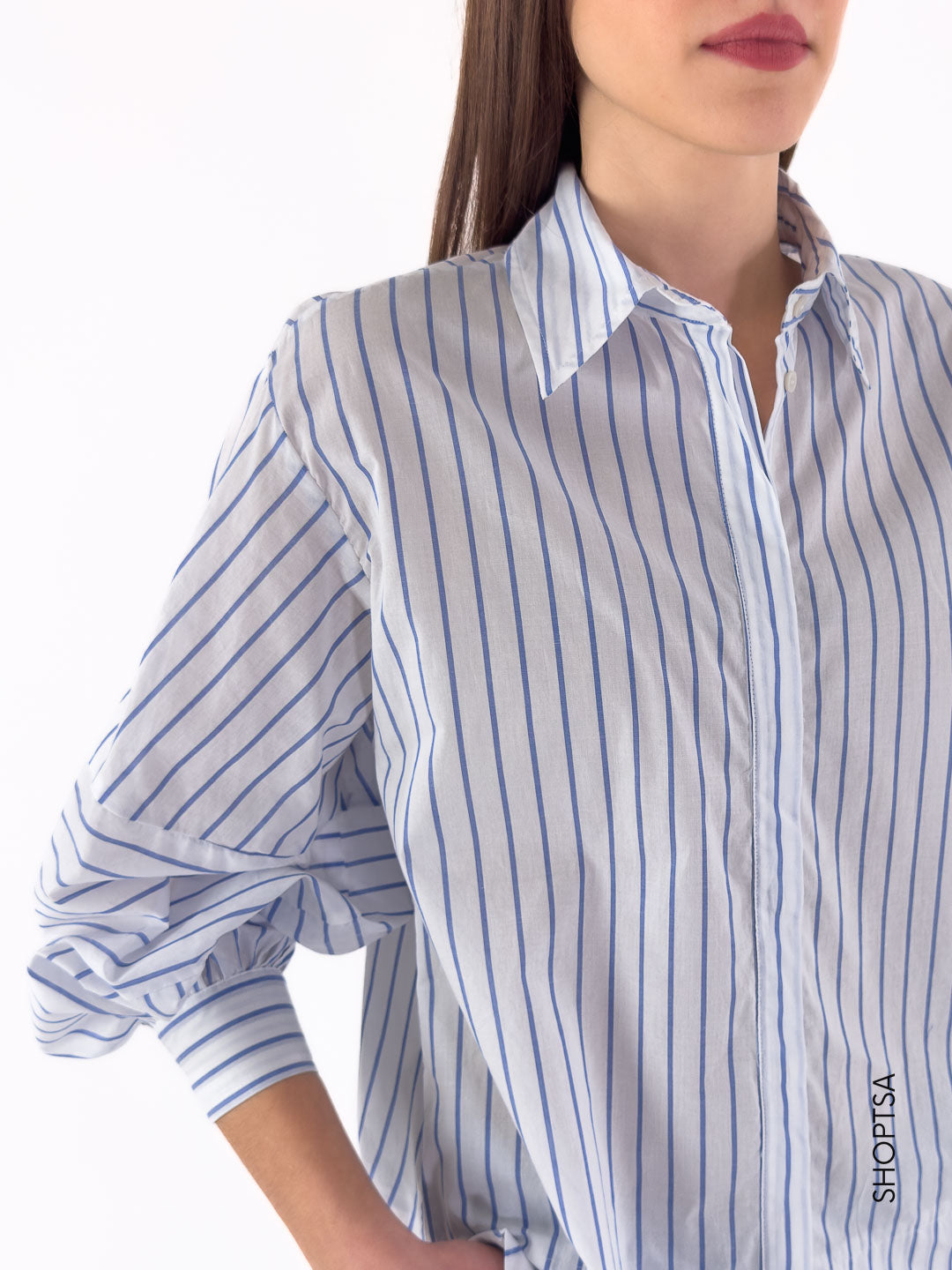 Camicia a righe dettaglio CIAD - EMME Marella - Emme Marella - shopTSa