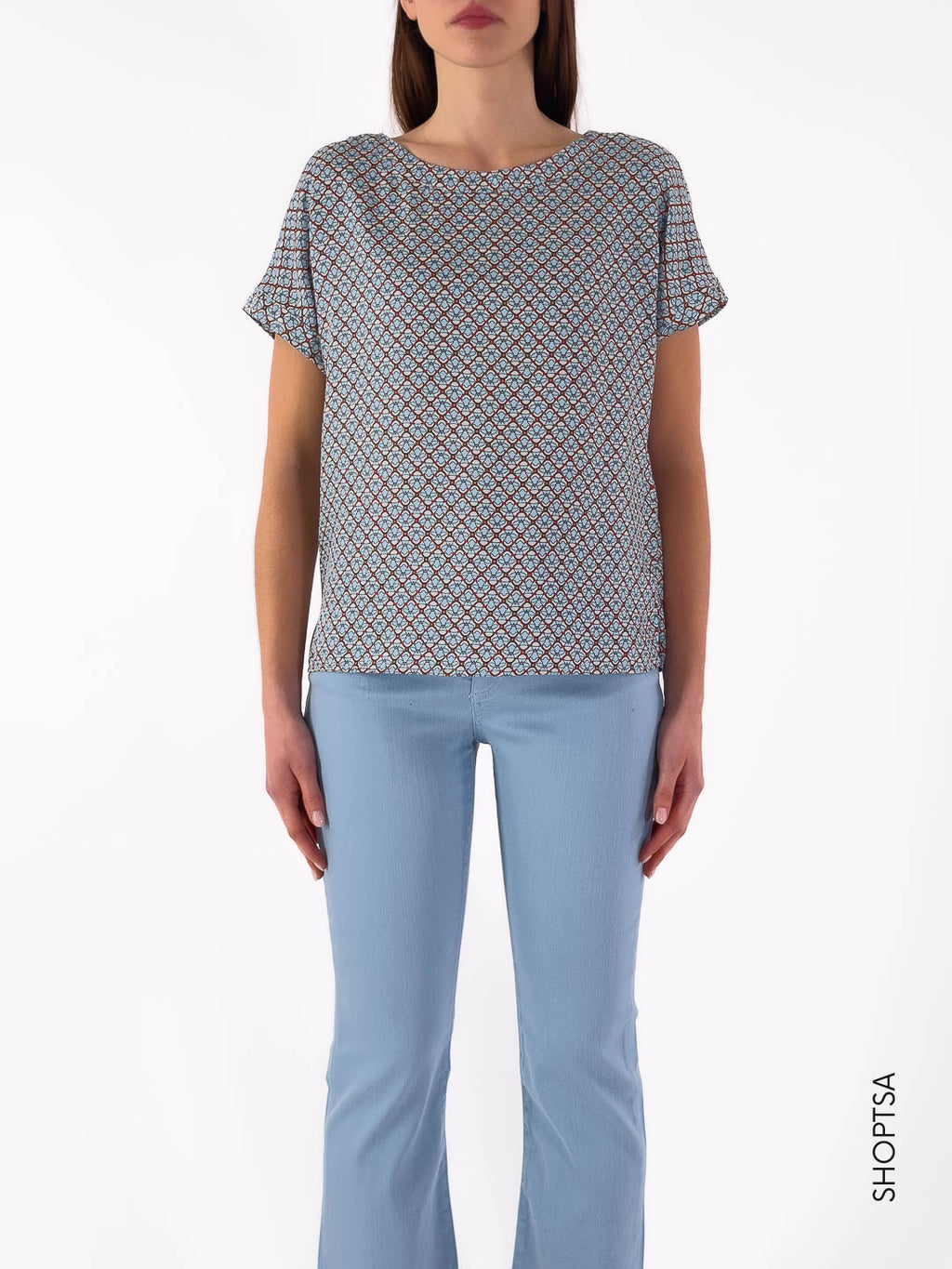 Blusa in twill RUBINO1 - EMME Marella - Emme Marella - shopTSa