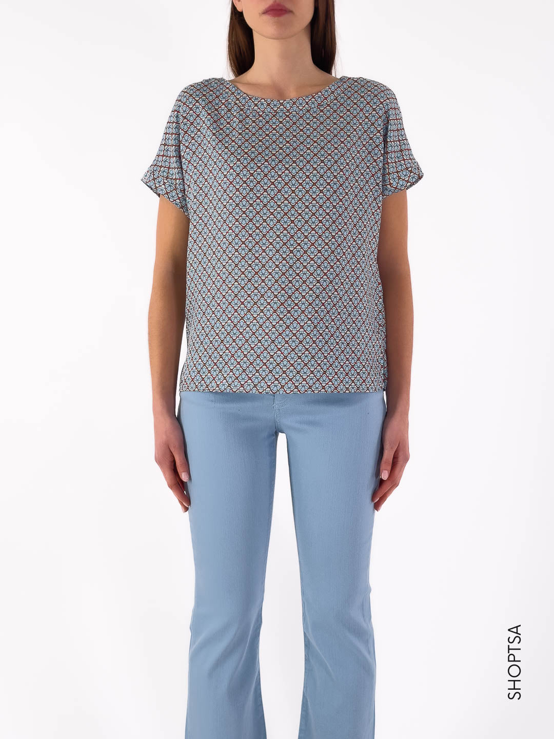 Blusa in twill RUBINO1 - EMME Marella - Emme Marella - shopTSa