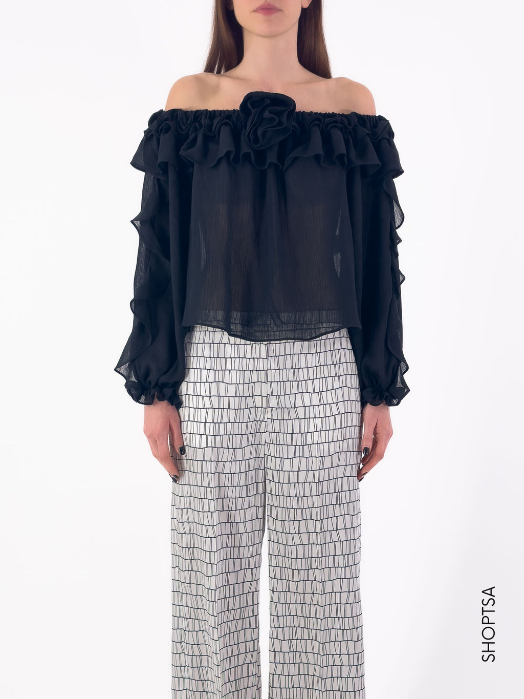 Blusa omerale numance - EMME Marella