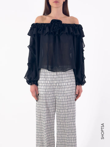 Blusa omerale numance - EMME Marella