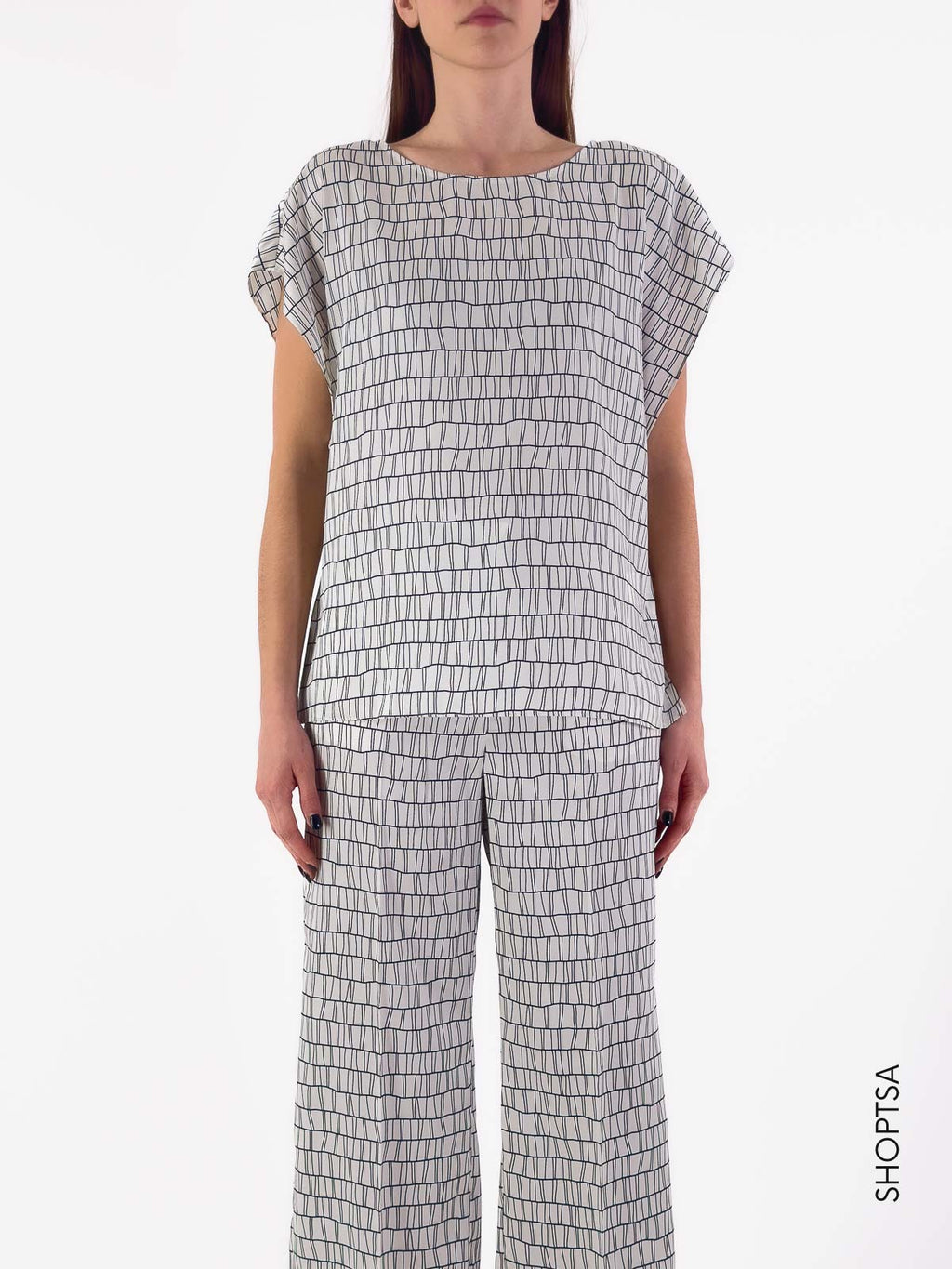 Blusa geometrica zarda - EMME Marella - Emme Marella - shopTSa