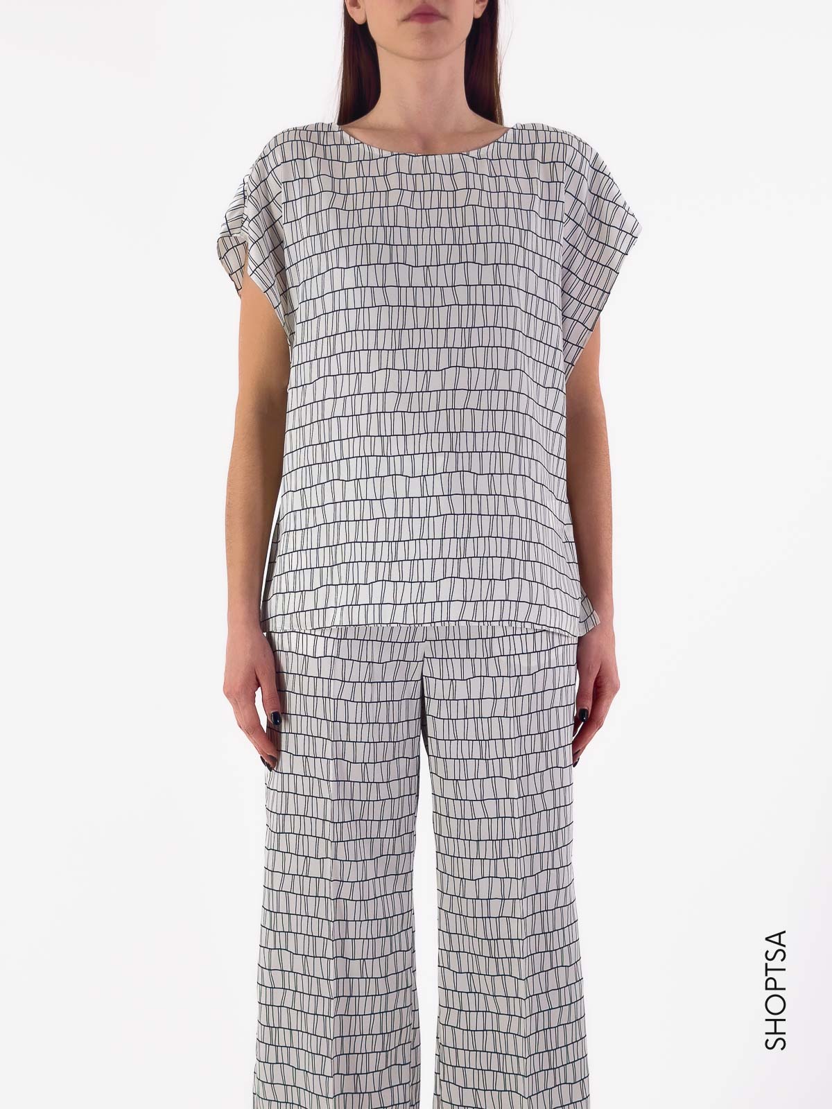 Blusa geometrica zarda - EMME Marella - Emme Marella - shopTSa