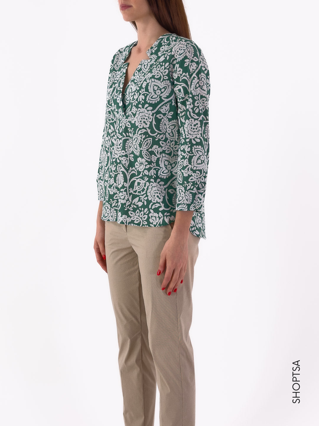 Camicia stampata mussola cotone GLORIA - EMME Marella