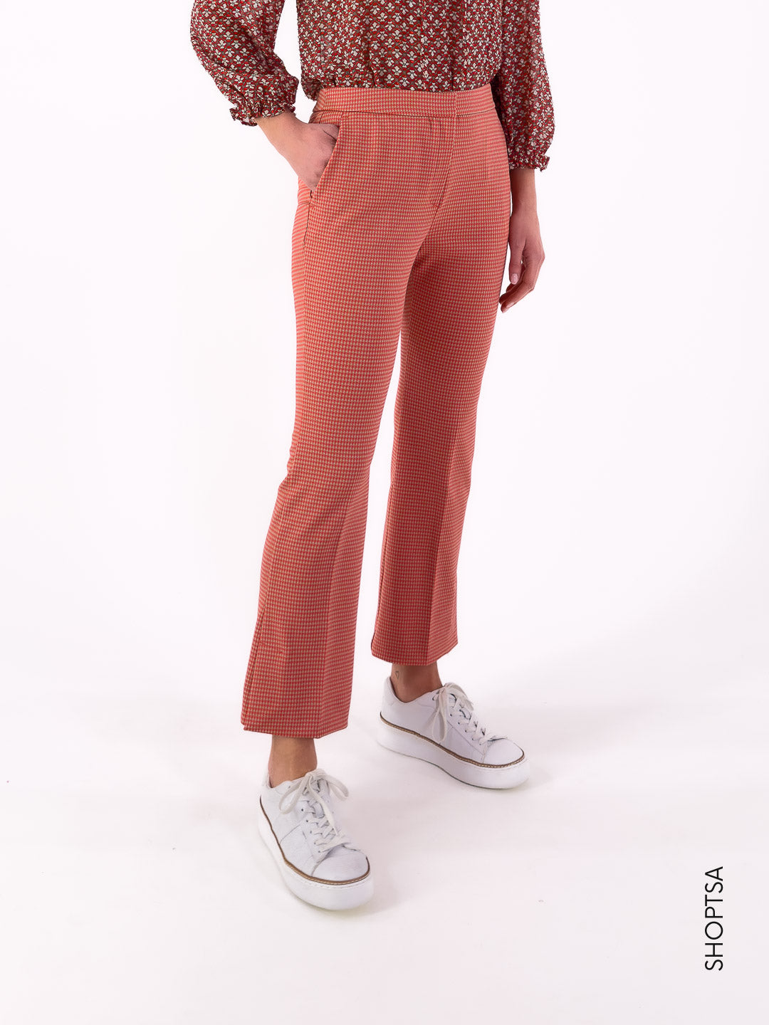 ARALDO jersey trumpet trousers - EMME Marella