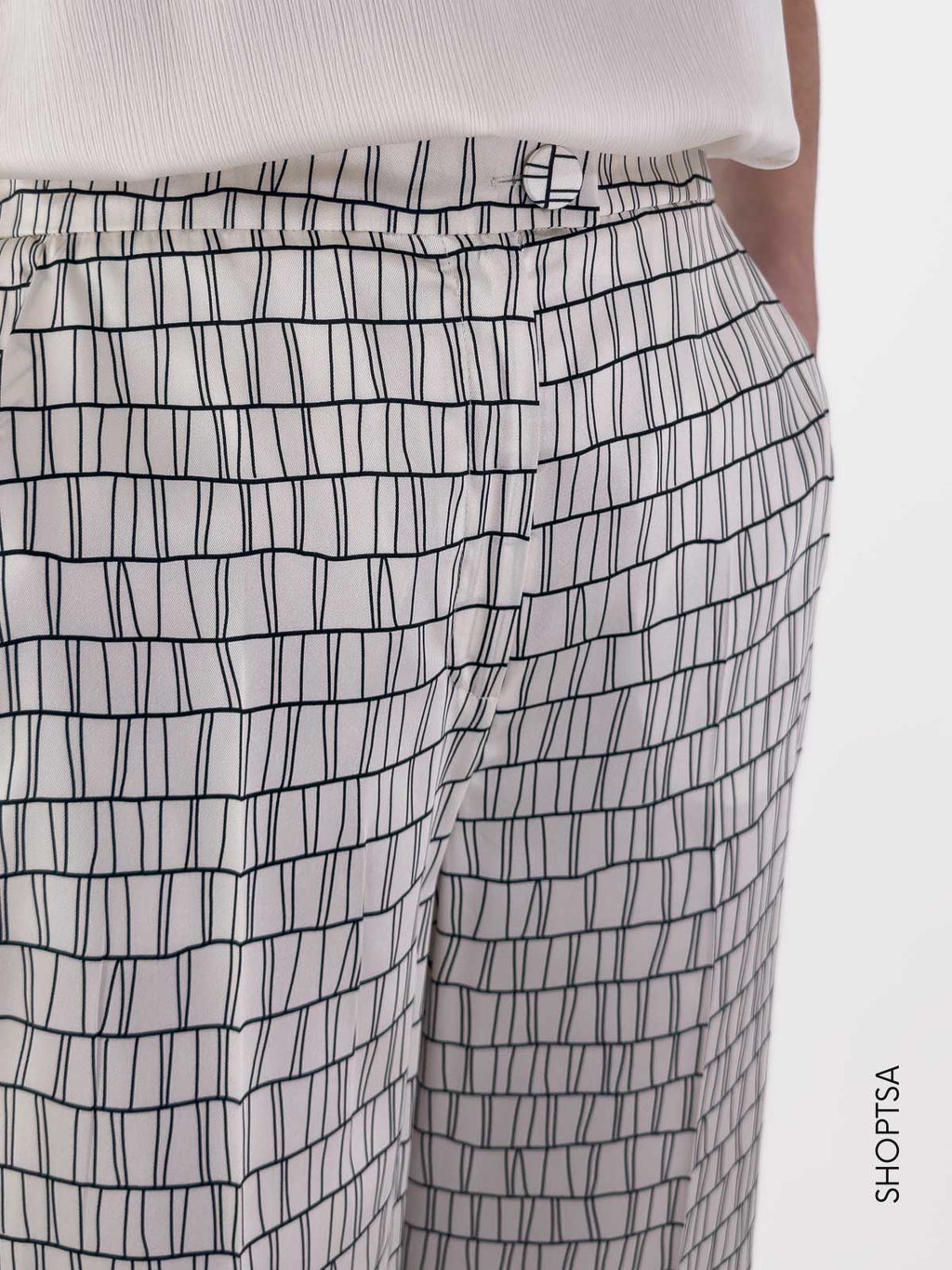 Pantalone fluido fantasia DISTANT - EMME Marella - Emme Marella - shopTSa