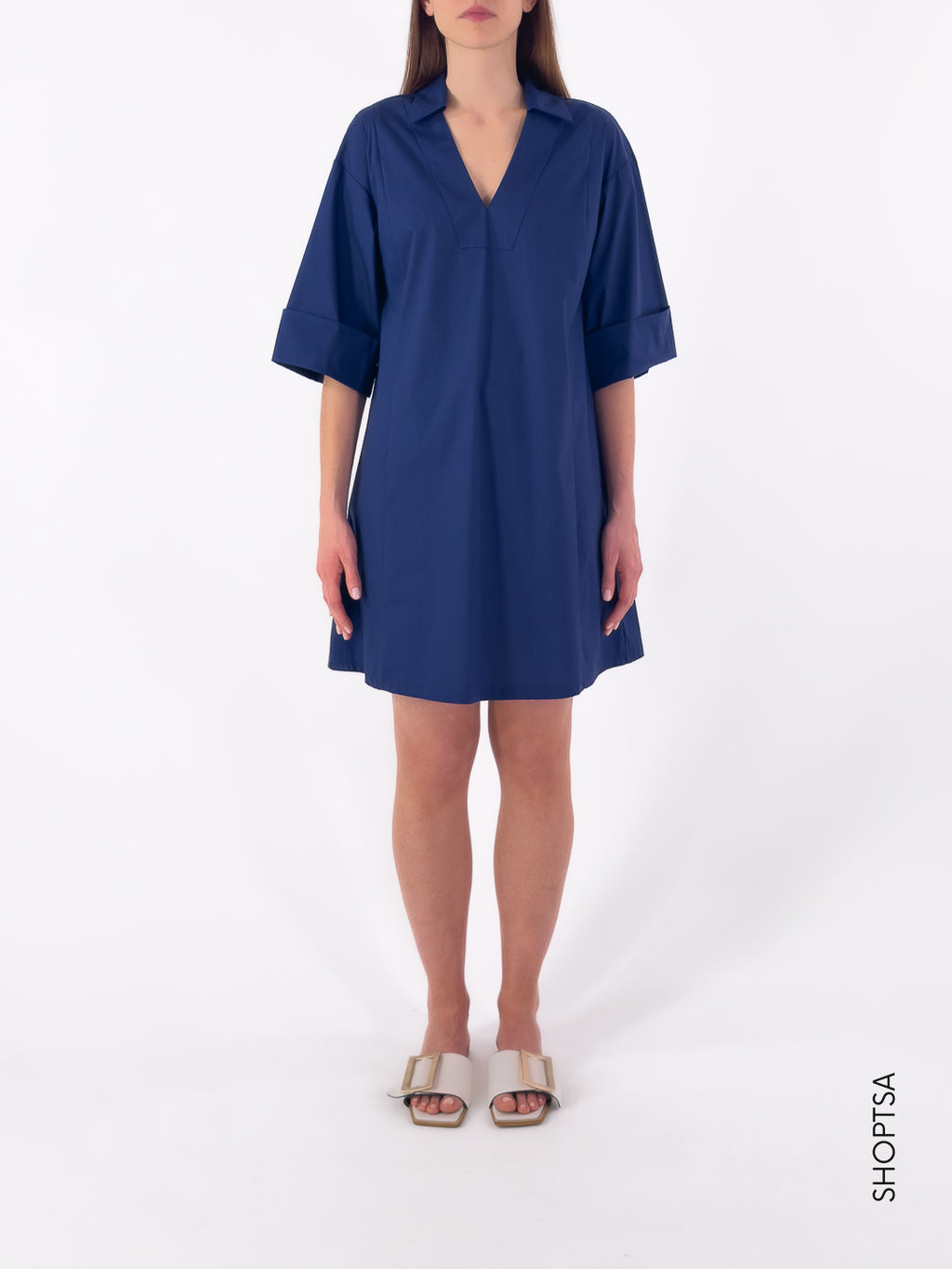 Abito corto blu BELGIO - EMME Marella - Emme Marella - shopTSa