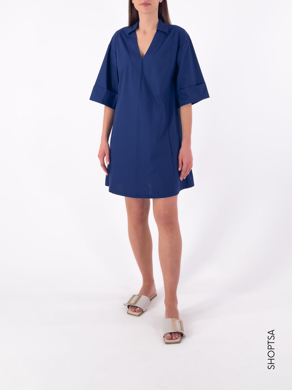 Abito corto blu BELGIO - EMME Marella - Emme Marella - shopTSa