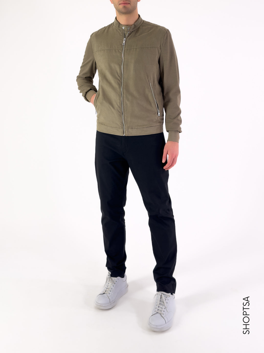 Pantalone nero Slim Tapared - Calvin Klein