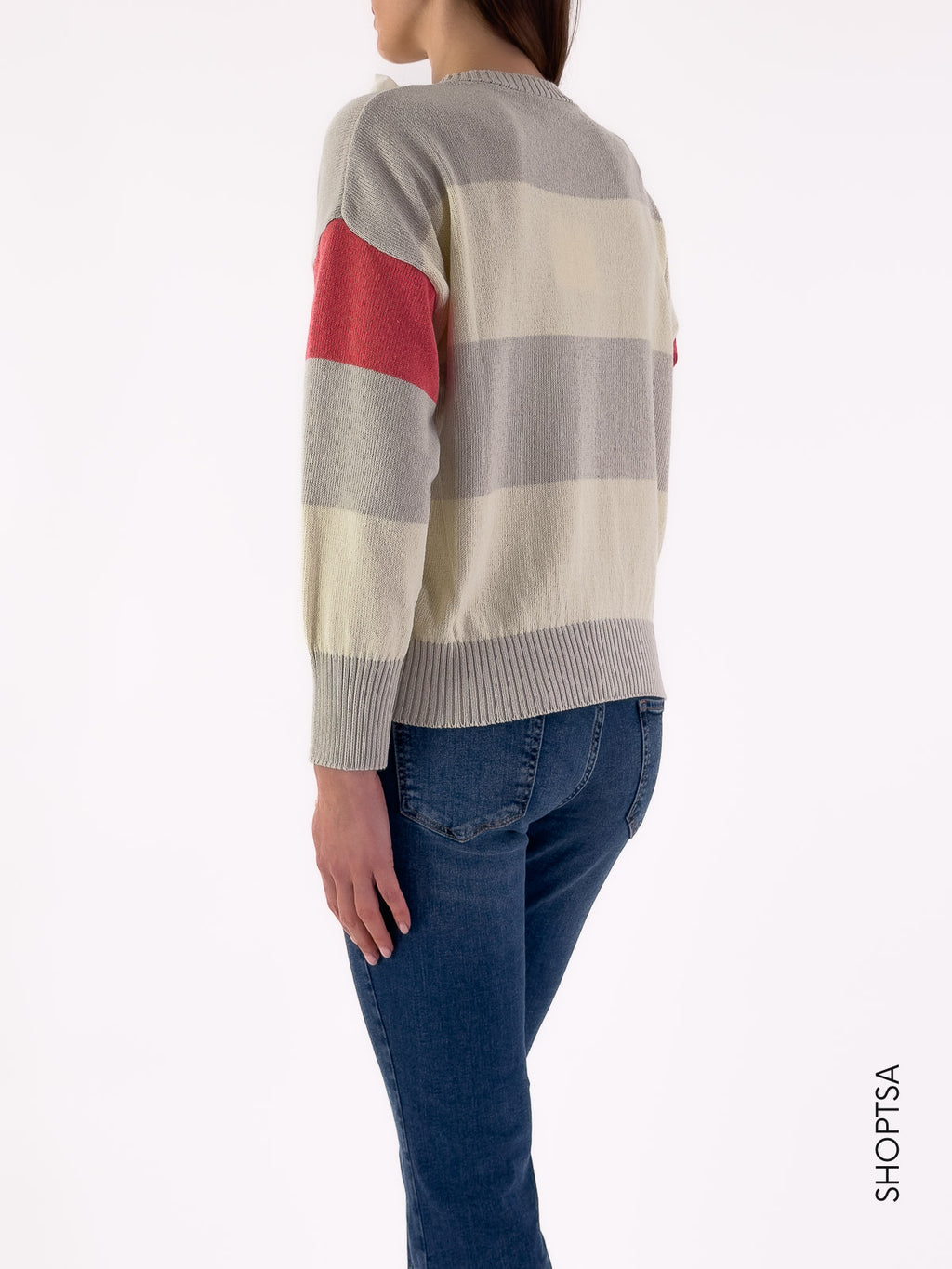 Maglia cotone con fiocco 77073 | ViCOLO - Vicolo - shopTSa