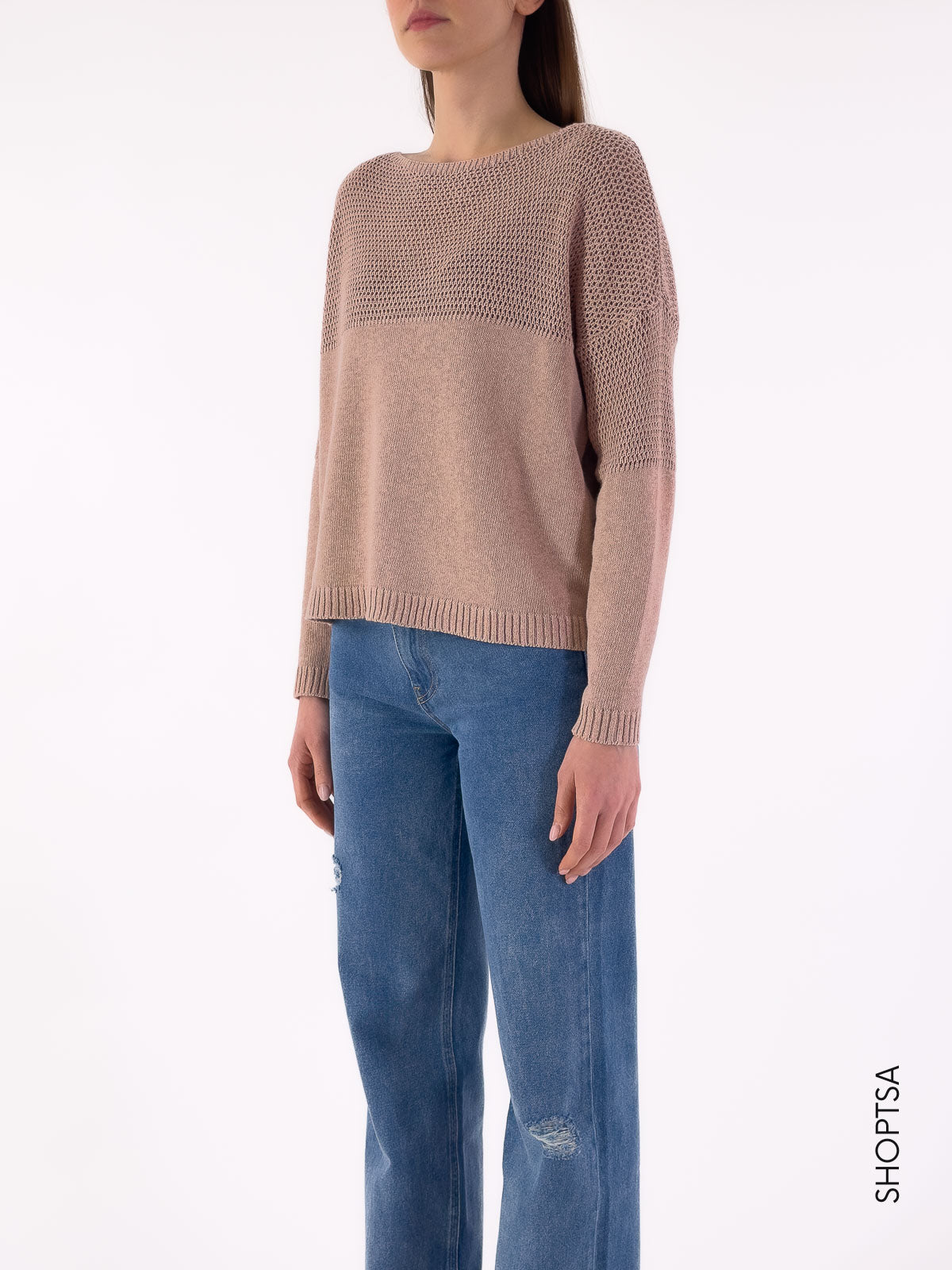 Maglia traforata boxy 77082 - ViCOLO - Vicolo - shopTSa