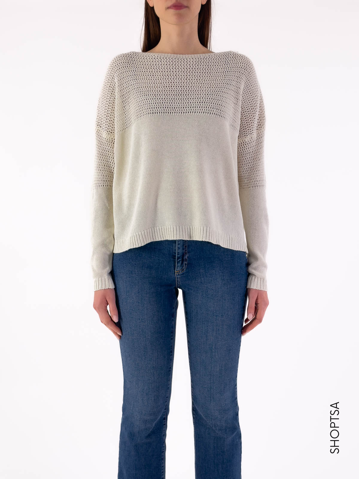 Maglia traforata boxy 77082 - ViCOLO - Vicolo - shopTSa