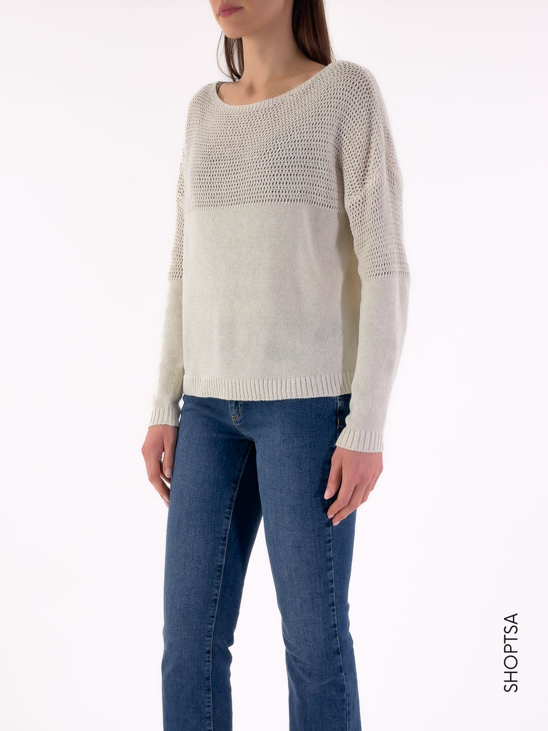 Maglia traforata boxy 77082 - ViCOLO