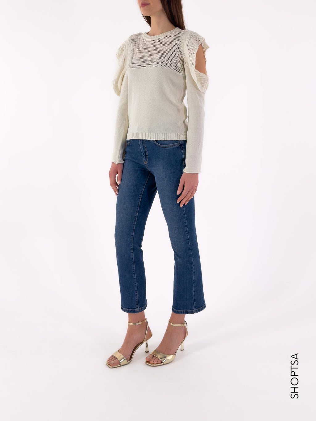 Maglia traforata alette 77084b - ViCOLO - Vicolo - shopTSa