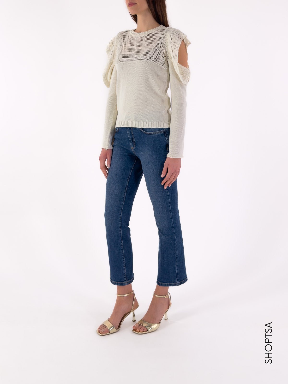 Maglia traforata alette 77084b - ViCOLO - Vicolo - shopTSa