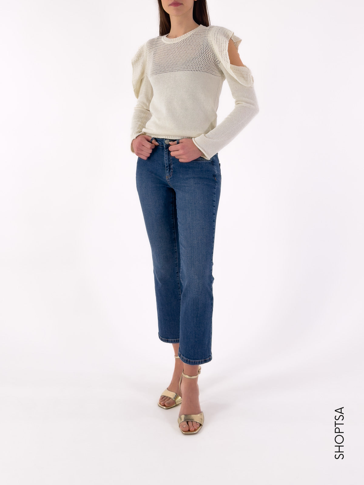 Maglia traforata alette 77084b - ViCOLO - Vicolo - shopTSa