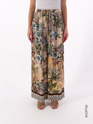 Pantalone palazzo tropical Tb2542 - ViCOLO