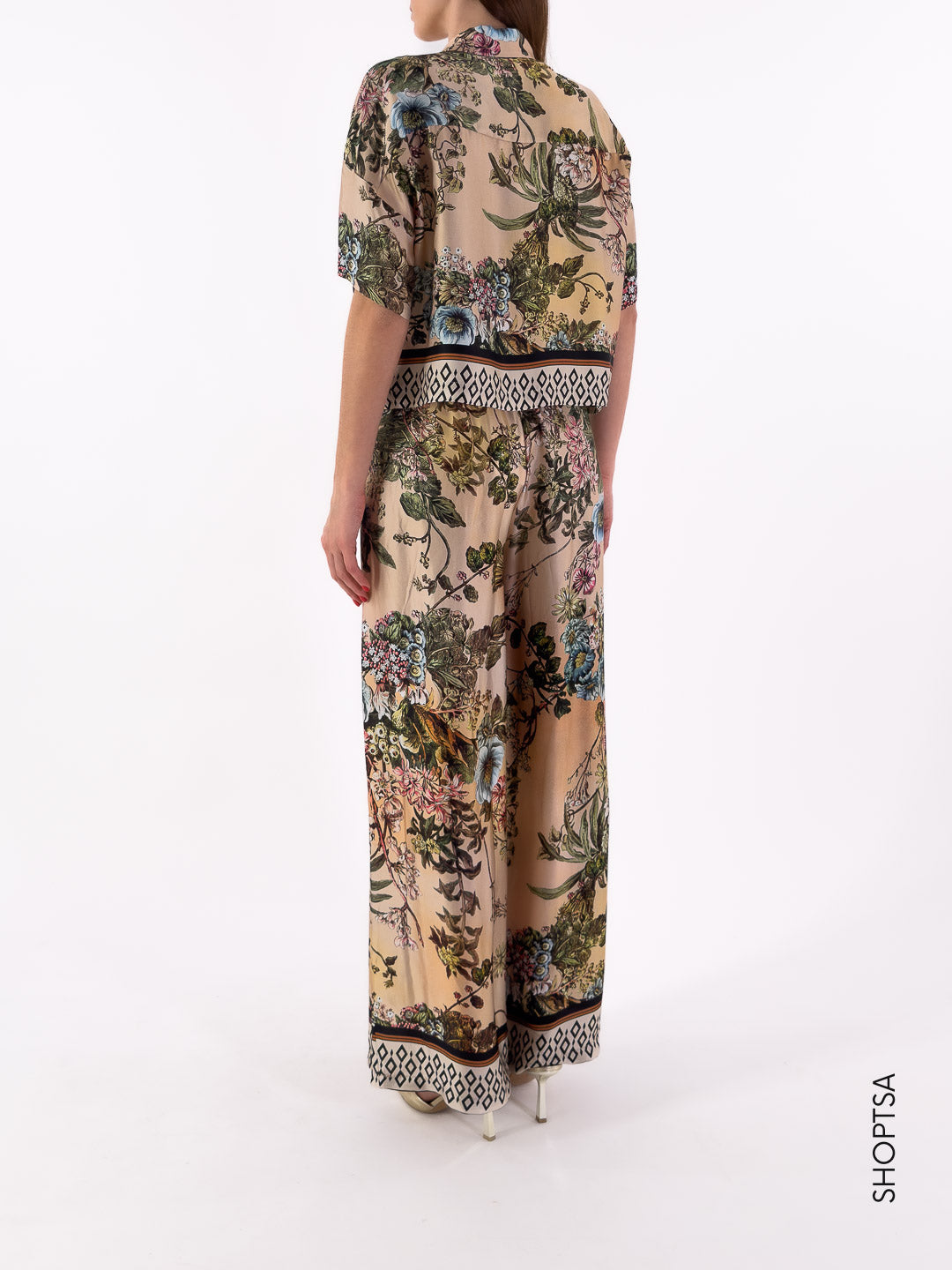 Pantalone palazzo tropical Tb2542 - ViCOLO