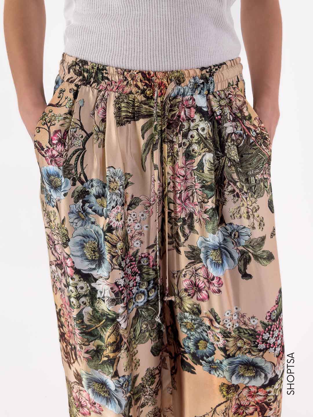 Pantalone palazzo tropical Tb2542 - ViCOLO