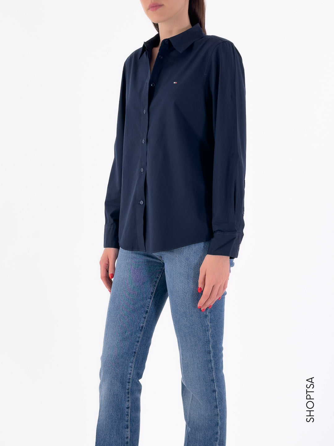 Camicia in popeline di cotone