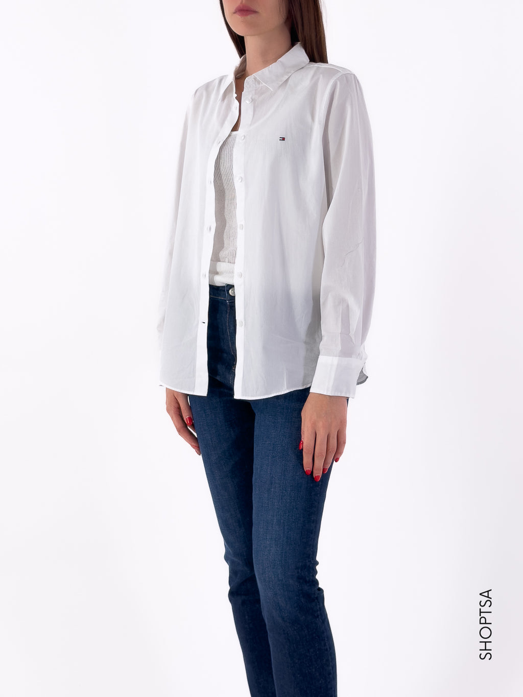 Camicia in popeline di cotone