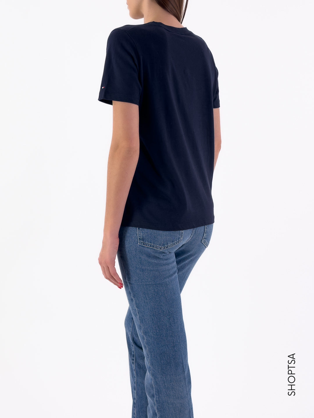 T-shirt girocollo con logo