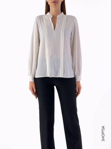 Camicia basica collo coreana SOGLIO