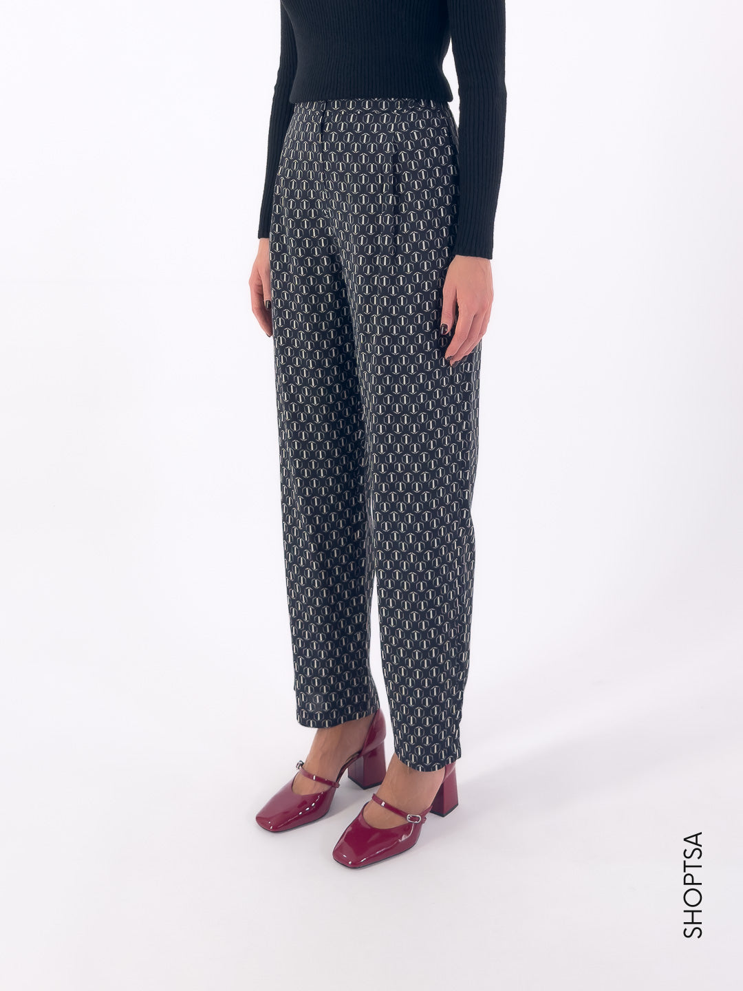 Pantalone in viscosa a fantasia FILARE