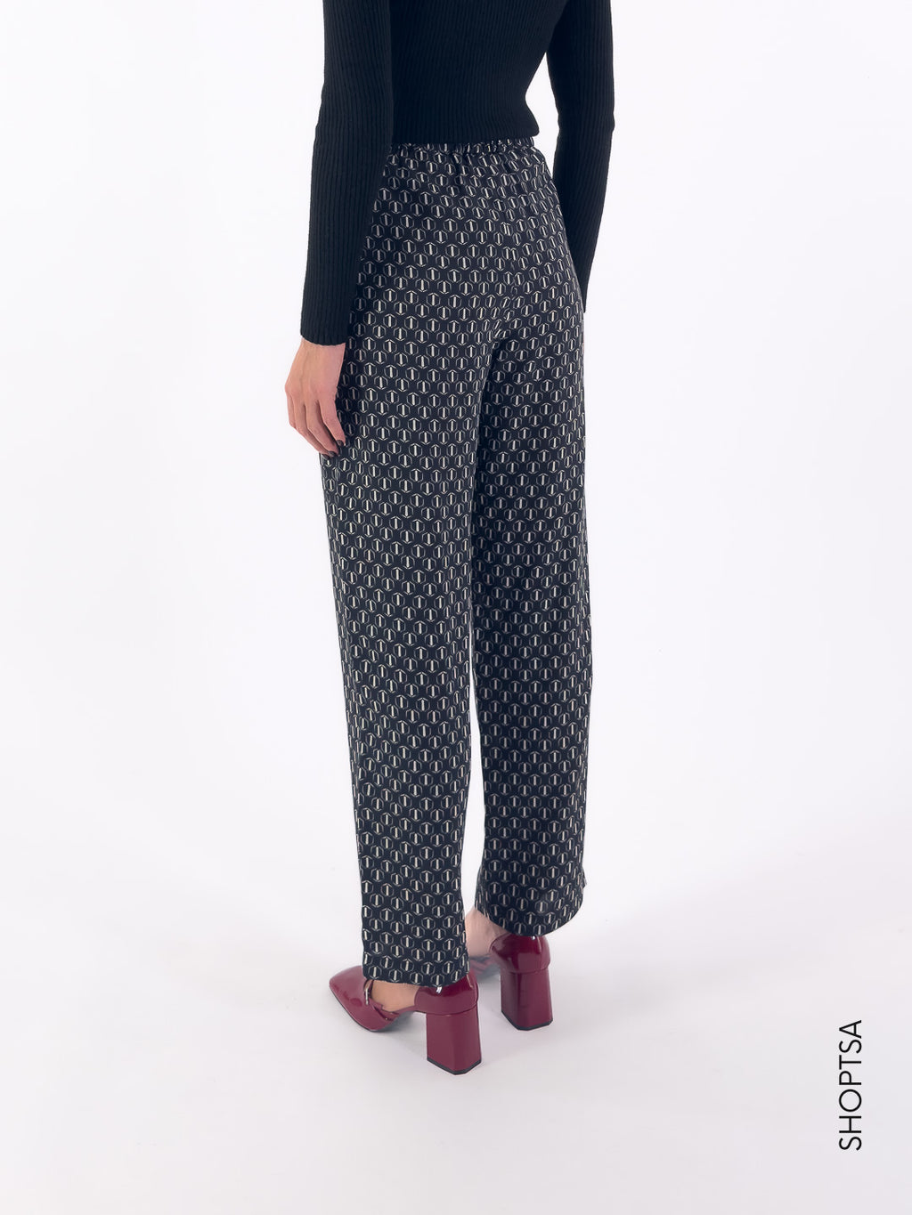 Pantalone in viscosa a fantasia FILARE