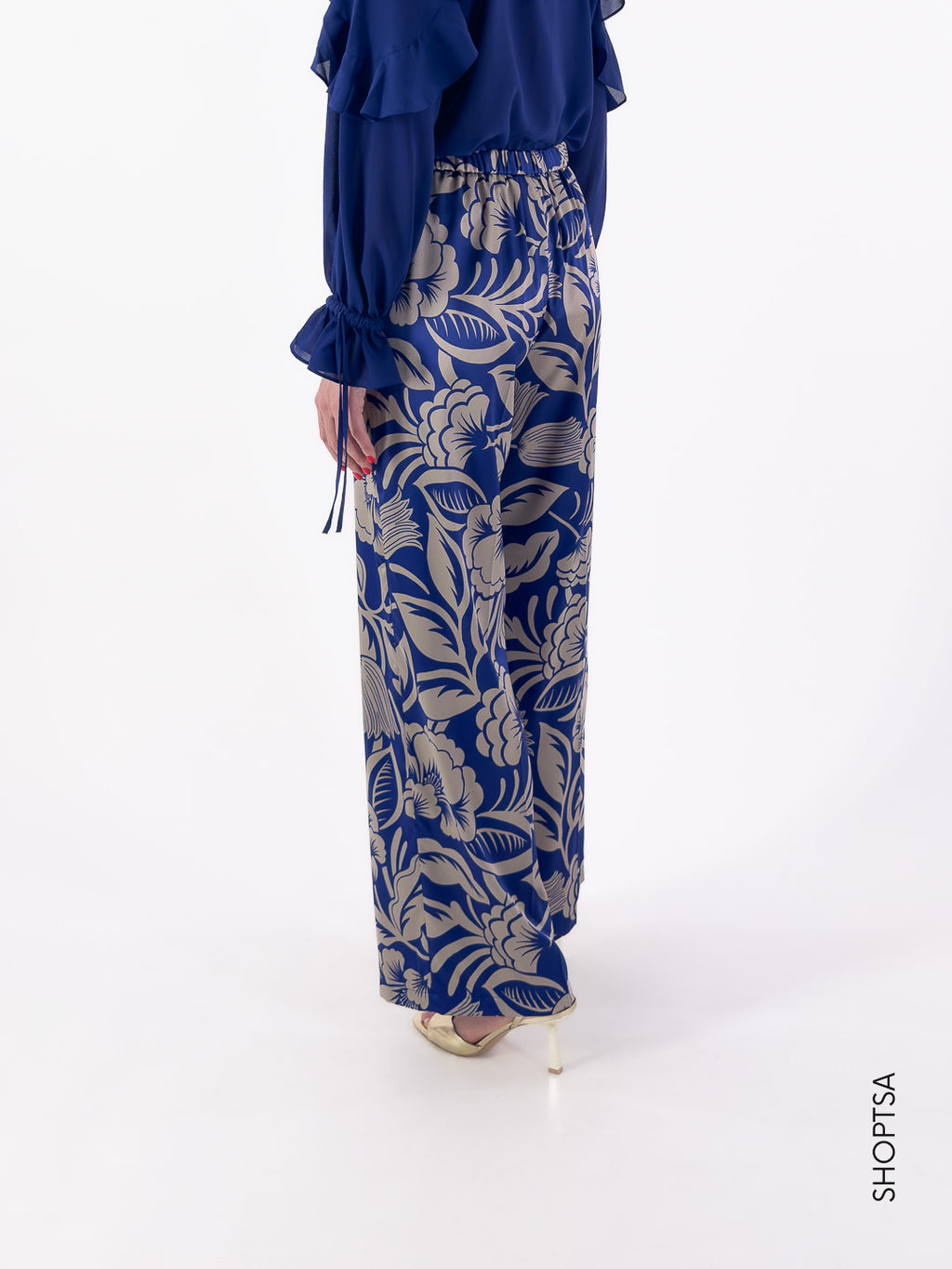 Pantalone in raso stretch - DUCA2 EMME Marella